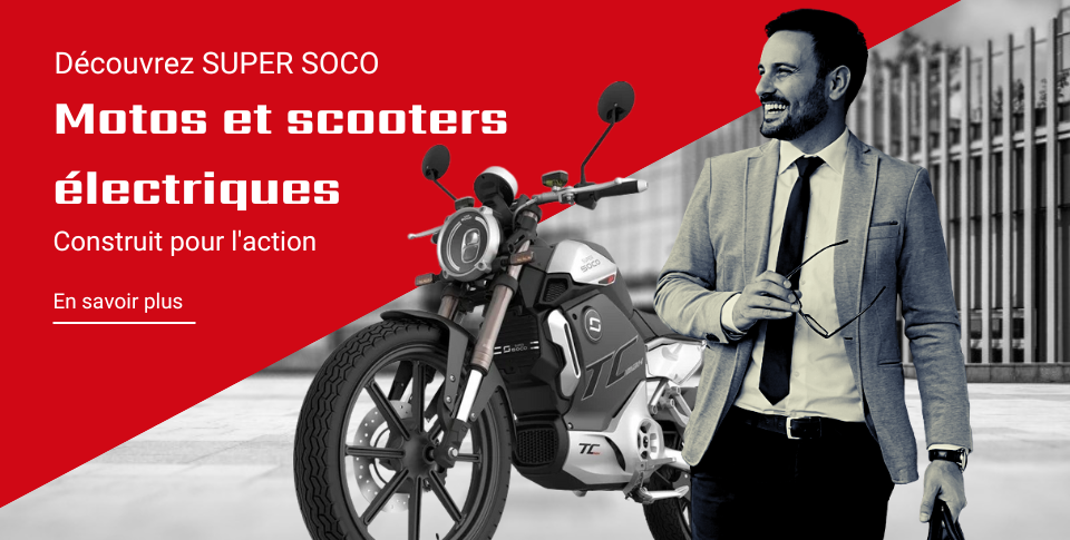 Motos et scooters électriques SUPER SOCO
